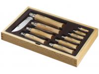 Набор ножей Opinel в деревянной коробке (10 ножей)