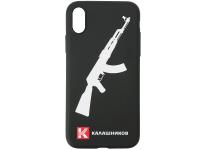 Чехол для iPhone X, XS Карбон, силикон