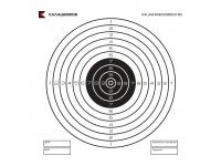 Мишень для пневматики Черно-белая 140x140 (50 штук)