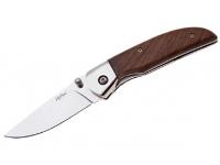 Нож складной Ирбис, дерево и стальные притины (81636)