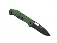 Нож складной Ute, сталь 440C (Stonewash, зеленая G10)