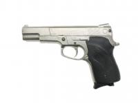 Пневматический пистолет Аникс-112 4.5мм Silver вид слева