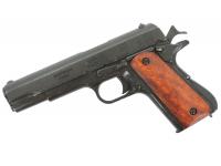 ММГ пистолет автоматический M1911A1 45 (черный, накладки из дерева, США, 1911, 1-я и 2-я Мировые войны) вид №2