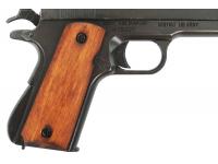 ММГ пистолет автоматический M1911A1 45 (черный, накладки из дерева, США, 1911, 1-я и 2-я Мировые войны) вид №4
