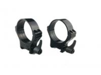 Кольца крепление для оптического прицела Rusan 40 мм (средние 11 мм, быстросъемные, Weaver, рычажные, 050-40-11-R)