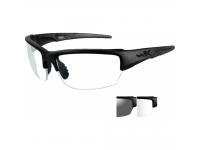 Очки Wiley X SAINT (матовая черная оправа, серые, прозрачные линзы)