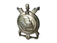Знак-эмблема на петлицу Инженерные войска, СТРОЙБАТ (золотистый трактор), ОРИГИНАЛ СА СССР