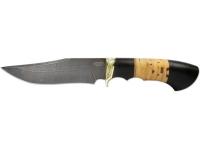 Нож ручной работы из дамасской стали Ножемир Акула (8601)д