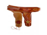 Патронташ Denix ковбойский с двумя кабурами коричневый Патронташ Denix ковбойский с двумя кабурами коричневый