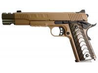 Пистолет KJW COLT M1911 удлиненный GBB GAS Black