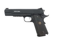 Пистолет KJW KP-07-TBC.CO2  M1911 COLT GBB  M1911 M.E.U. CO2 Black
