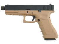 Пистолет KJW KP-17-TBC.CO2 G17 GLOCK GBB CO2 Tan