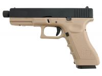 Пистолет KJW KP-18-TBC.CO2 G18 GLOCK GBB CO2 Tan