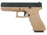 Пистолет KJW KP-18.CO2 G18 GLOCK GBB CO2 Tan