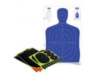 Мишень бумажная Birchwood Shoot N C 12 x 18 Silhouette Kit человек