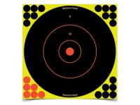 Мишень бумажная Birchwood Shoot N C Bulls-eye Target 300 мм 12 штук
