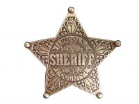 Звезда Шерифа пятиконечная (латунь)