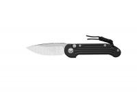 Нож Microtech LUDT Satin 135-4 (алюминиевая рукоять черная, клинок сатин М390, темляк)