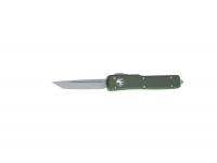 Нож Microtech UTX-70 T-E 149-10APOD (алюминиевая зеленая рукоять, бронзовый клинок 204P)