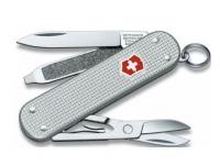 Нож перочинный Victorinox Classic Alox 58 мм 5 функций серебристый подарочная коробка