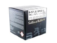 Патрон 8x57 JS SPCE Bulk Packing Box 12,7 S&B (в пачке 50 штук, цена 1 патрона)