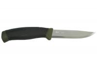 Нож Morakniv Companion (клинок 104 мм, олива) вид сбоку