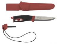 Нож Morakniv Companion Spark (огниво, клинок 104 мм, бордовый)