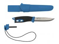 Нож Morakniv Companion Spark (огниво, клинок 104 мм, голубой)