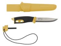 Нож Morakniv Companion Spark (огниво, клинок 104 мм, желтый)