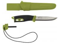 Нож Morakniv Companion Spark (огниво, клинок 104 мм, зеленый)