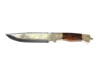 Нож НС 05 украшенная ручка, в футляре, вид слева