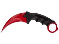 Нож керамбит с пластиковыми ножнами H-230 RED Ножемир (красный)