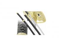 Набор самурайских мечей (ножны черные, D-50024-BK-YL-KA-WA)
