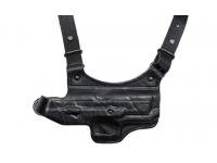 Кобура Holster наплечная вертикального ношения, модель T для ПЯ (черный, кожа)