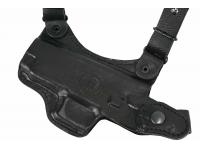 Кобура Holster наплечная горизонтального ношения, модель T для SIG Sauer P226 (черный, кожа) вид №1