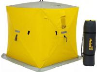 Палатка зимняя куб Helios 1.5x1.5 (желтый,1 серый) 