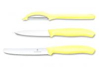 Набор ножей с овощечисткой Victorinox светло-желтый (6.7116.31L82)