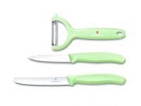 Набор ножей с овощечисткой Victorinox светло-зеленый (6.7116.33L42)