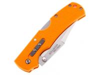 Нож складной Double Safe Hunter Cold Steel, рукоять Orange (CS_23JB) сложенный