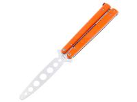 Нож бабочка тренировочный Boker Plus Balisong Trainer, рукоять оранжевая (BK01BO699SOI)