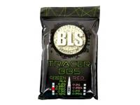 Шары для страйкбола BLS Tracer 0,28 г зеленые трассирующие 1 кг (пакет)