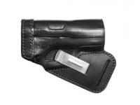 Кобура Holster поясная для Glock-19, модель E (черный, кожа)