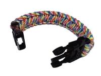 Браслет из паракорда Anbison Sports AS-SL0011RB с огнивом и свистком на защелке (RB)