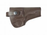 Кобура Holster поясная для Наган, модель Дш (коричневый, кожа) вид №1