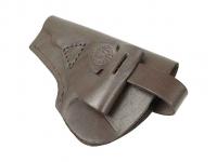 Кобура Holster поясная для Наган, модель Дш (коричневый, кожа) вид №2