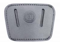 Кобура Holster поясная, универсальная (черный, кожа)
