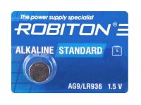Батарейка Robiton SR755SW Alkaline Standard AG9 - LR936 (LR936W, 394, 394A, CX194, SR936, LR45) 1,5 В