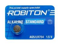 Батарейка Robiton SR754SW Alkaline Standard AG5 - LR754 (LR754W, LR48, 393, 393A, CX193, SR754) 1,5 В