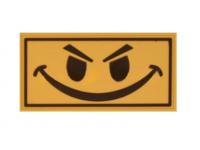 Шеврон PVCZNAK PVC-S3 ПВХ (PVC) с велкро Smile 70 х 35 мм (коричневый на песочном)