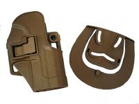 Кобура AGR пластиковая Pistol Paddle and Belt Holster by ABS GK Tan